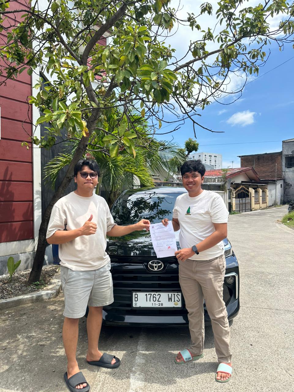 serah terima unit avanza sewa mobil makassar